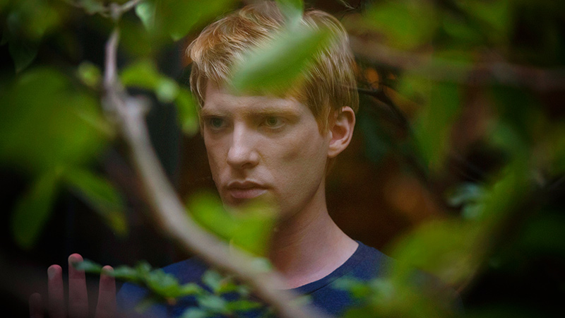 Domhnall Gleeson in Ex Machina, taken by movie still photographer, Aimee Spinks