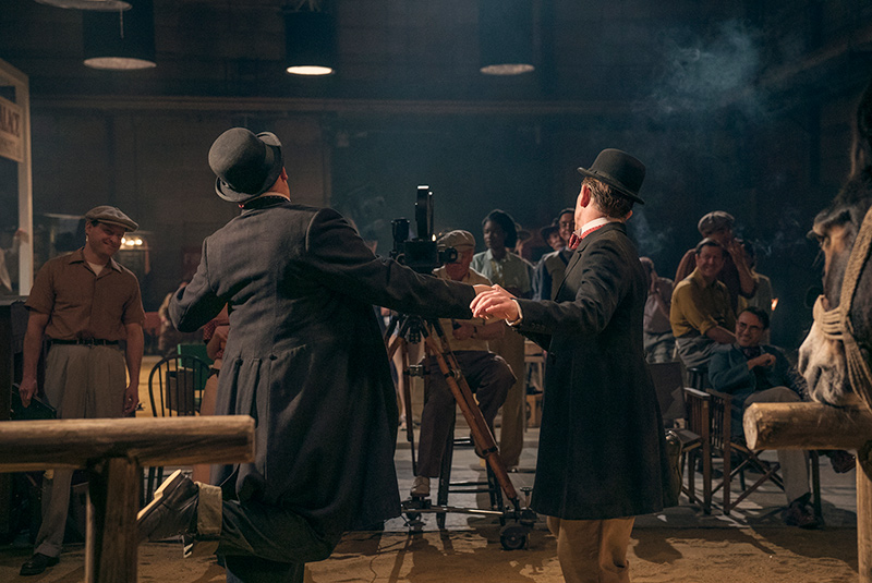 John C Reilly and Steve Coogan in Stan and Ollie, taken by unit stills photographer Aimee Spinks